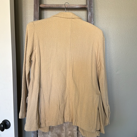 Free People Blazer and Pants, muted mustard color - Picture 3 of 6